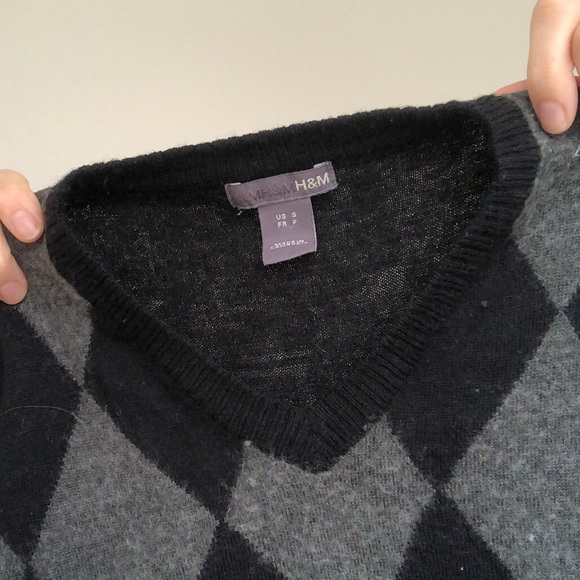 Argyle Cropped Sweater Vest - Picture 4 of 4